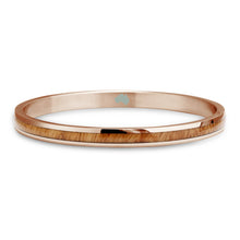 Load image into Gallery viewer, Gum Burl Bangle - Rose Gold - Tyalla - Woodsman Jewelry
