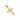 Gum Burl Cross Necklace - Yellow Gold - Tyalla - Woodsman Jewelry