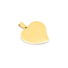 Load image into Gallery viewer, Gum Burl Heart Necklace - Yellow Gold - Tyalla - Woodsman Jewelry