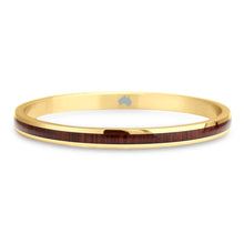 Load image into Gallery viewer, Jarrah Bangle - Yellow Gold - Tyalla - Woodsman Jewelry