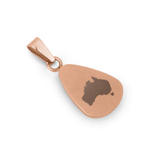 Load image into Gallery viewer, Jarrah Drop Necklace - Rose Gold - Tyalla - Woodsman Jewelry