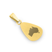 Load image into Gallery viewer, Jarrah Drop Necklace - Yellow Gold - Tyalla - Woodsman Jewelry