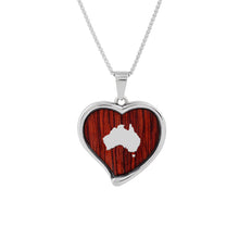 Load image into Gallery viewer, Jarrah Heart Necklace - Tyalla - Woodsman Jewelry