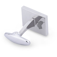 Load image into Gallery viewer, Jarrah Wood Rectangular Cufflinks - Tyalla - Woodsman Jewelry