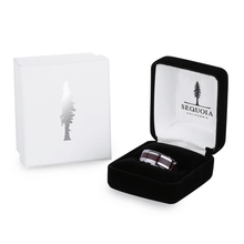 Load image into Gallery viewer, Redwood Classic Titanium Ring - Sequoia - Woodsman Jewelry