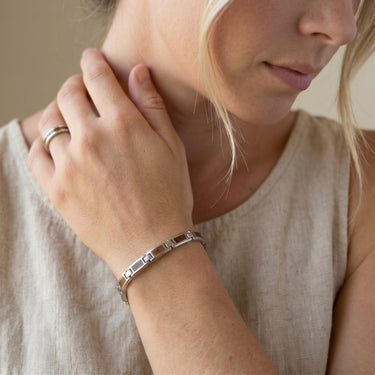 Hawaiian Koa Wood Ladies Link Bracelet