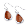 Ancient Kauri Drop Earrings - Komo Kauri - Woodsman Jewelry