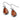 Ancient Kauri Drop Earrings - Gunmetal - Komo Kauri - Woodsman Jewelry