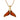 Ancient Kauri Whale Tail Necklace - Yellow Gold - Komo Kauri - Woodsman Jewelry