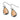 Gum Burl Drop Earrings - Gunmetal - Tyalla - Woodsman Jewelry