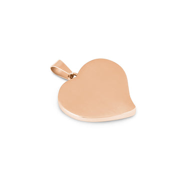 Gum Burl Heart Necklace - Rose Gold - Tyalla - Woodsman Jewelry