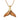 Gum Burl Whale Tail Necklace - Yellow Gold - Tyalla - Woodsman Jewelry