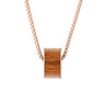 Gum Burl Wide Barrel - Rose Gold - Tyalla - Woodsman Jewelry