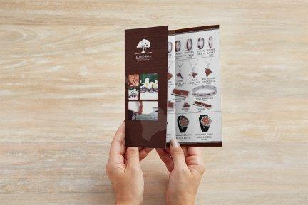 Hawaiian Koa Brochures - Komo Koa - Woodsman Jewelry