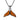 Hawaiian Koa Wood Whale Tail Necklace - Gunmetal - Komo Koa - Woodsman Jewelry
