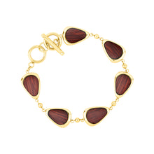 Load image into Gallery viewer, Jarrah Drop Bracelet - Yellow Gold - Tyalla - Woodsman Jewelry
