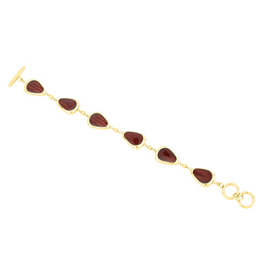 Jarrah Drop Bracelet - Yellow Gold - Tyalla - Woodsman Jewelry