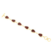 Load image into Gallery viewer, Jarrah Drop Bracelet - Yellow Gold - Tyalla - Woodsman Jewelry
