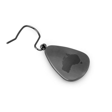 Jarrah Drop Earrings - Gunmetal - Tyalla - Woodsman Jewelry