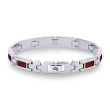 Load image into Gallery viewer, Jarrah Men&#39;s Link Bracelet - Tyalla - Woodsman Jewelry
