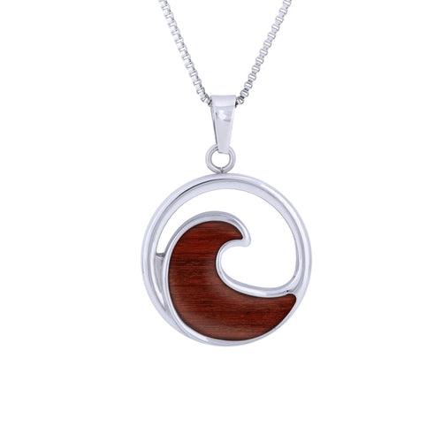 Jarrah Wave Necklace - Tyalla - Woodsman Jewelry