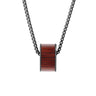 Jarrah Wide Barrel - Gunmetal - Tyalla - Woodsman Jewelry