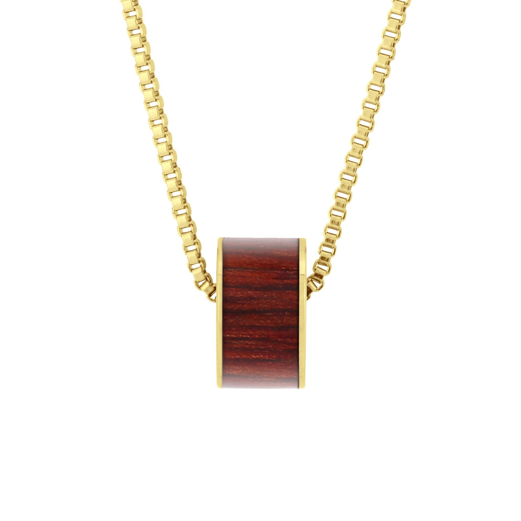 Jarrah Wide Barrel - Yellow Gold - Tyalla - Woodsman Jewelry