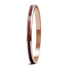 Load image into Gallery viewer, Redwood Bangle - Rose Gold - Sequoia - Woodsman Jewelry
