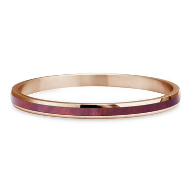Redwood Bangle - Rose Gold - Sequoia - Woodsman Jewelry