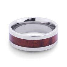 Load image into Gallery viewer, Redwood Classic Titanium Ring - Sequoia - Woodsman Jewelry
