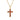 Redwood Cross Necklace - Yellow Gold - Sequoia - Woodsman Jewelry